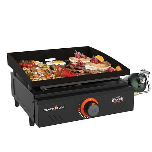 Blackstone Adventure Ready Outdoor Griddle, Single Burner 17” Flat Top Grill