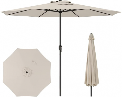 12 FT Patio Umbrella with Crank Handle