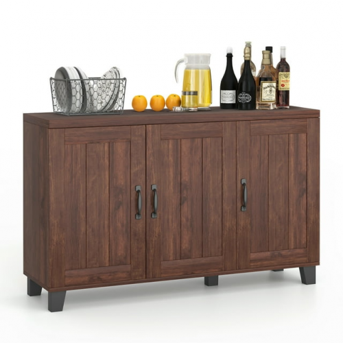 Costway 3-Door Buffet Sideboard Storage