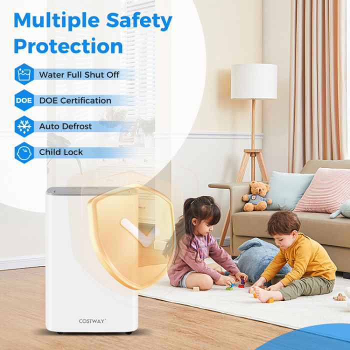 Dehumidifier with Auto Drain or Manual Drainage - Image 4